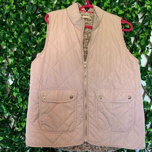 Hem & Thread Cozy Vest in Pale Pink